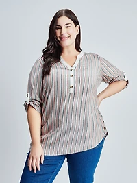 Blouse à manches 3/4
