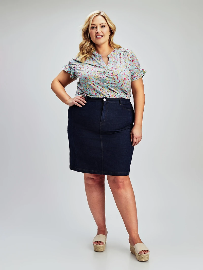 Blouse à manches courtes