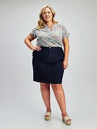 Blouse à manches courtes