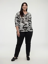 T-shirt à manches 3/4