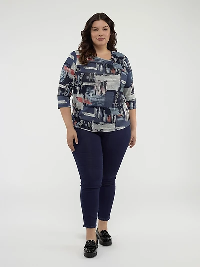 T-shirt à manches 3/4