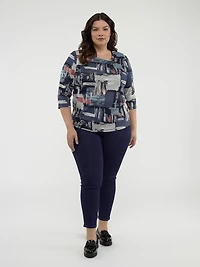 T-shirt à manches 3/4