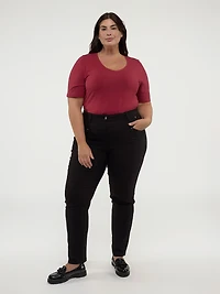 Straight fitted pant