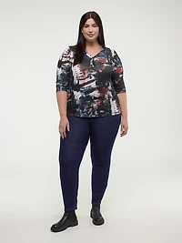 T-shirt à manches 3/4