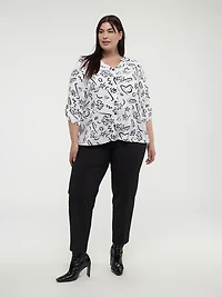 Blouse à manches longues avec boutons