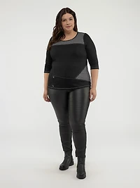 T-shirt à manches 3/4