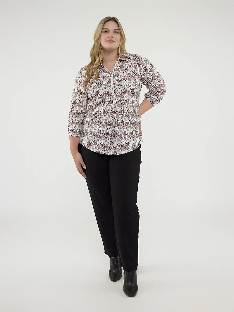 Blouse à manches 3/4