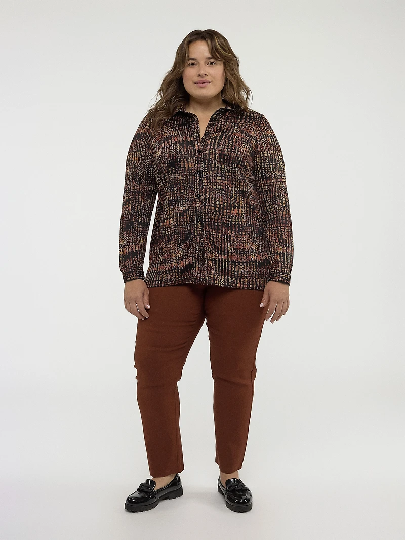 Blouse à manches longues avec boutons