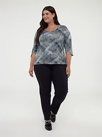 T-shirt à manches 3/4