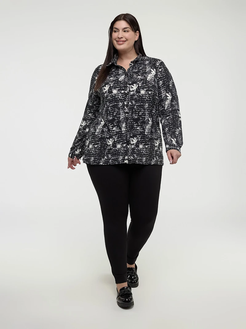 Blouse à manches longues avec boutons