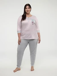 Narrow leg pyjama pant