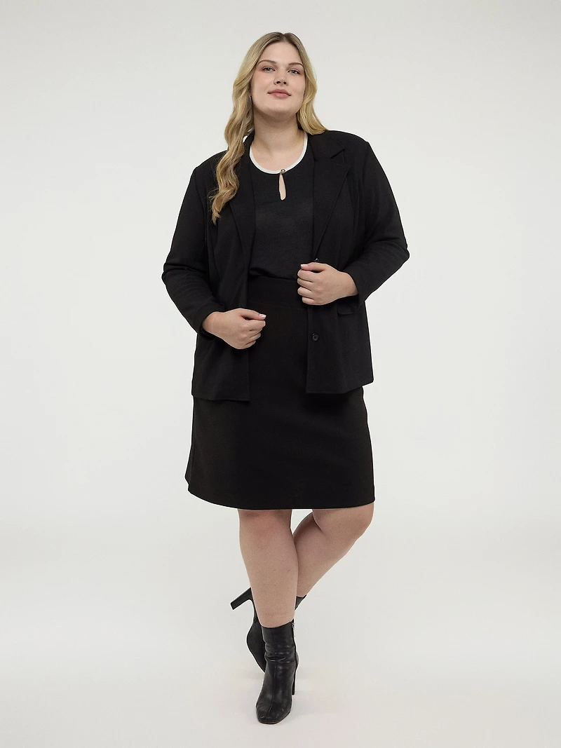 Veste en tricot à manches longues