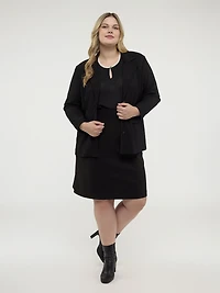 Veste en tricot à manches longues