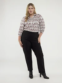 Pantalon habillé étroit à enfiler - Petite