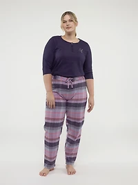 Straight pyjama pant
