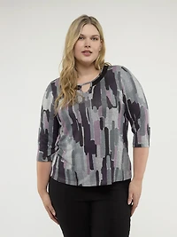 T-shirt à manches 3/4