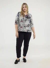 T-shirt à manches 3/4