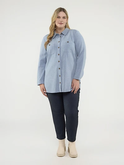 Tunique ample avec boutons