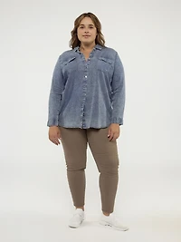 Blouse à manches longues avec boutons