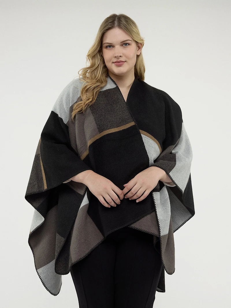 Poncho en tricot
