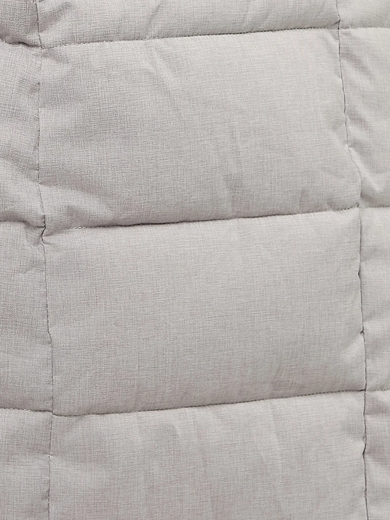 Semi-fitted mid-thigh coat