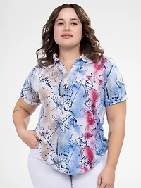 T-shirt ample à manches courtes