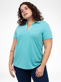 Short-sleeve semi-fitted t-shirt