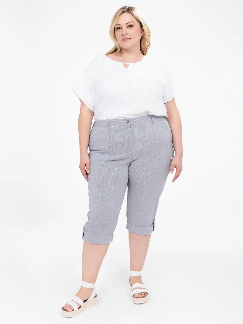 Capri droit décontracté