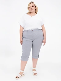 Capri droit décontracté