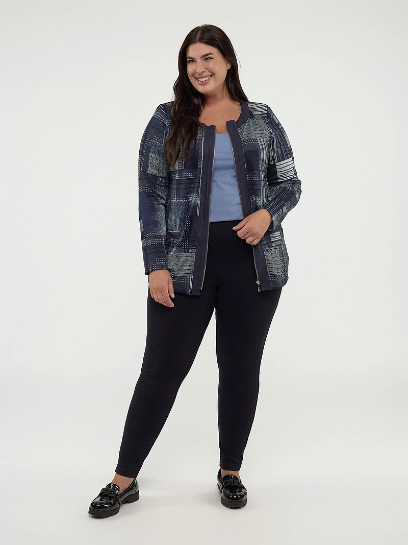 Veste en tricot à manches longues