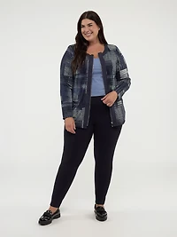 Veste en tricot à manches longues