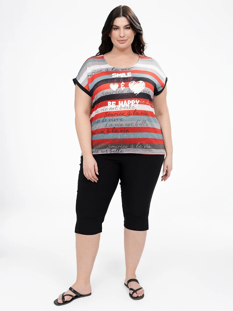 Loose short-sleeve t-shirt