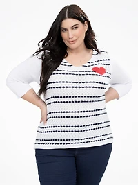 Chandail à manches 3/4