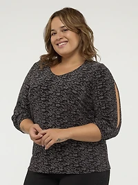 T-shirt à manches 3/4