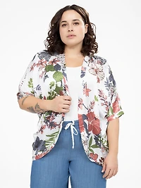 Veston ajusté à manches 3/4