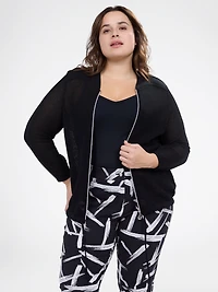 Long sleeve loose cardigan