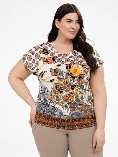 Loose short-sleeve t-shirt