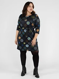 Robe midi en tricot