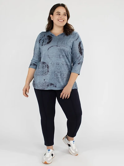 Pantalon semi-ajusté