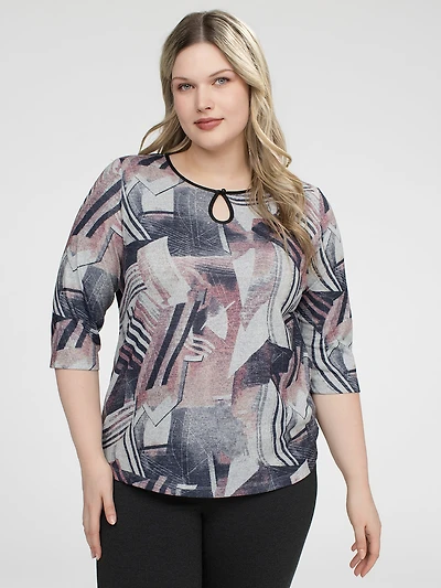 T-shirt à manches 3/4