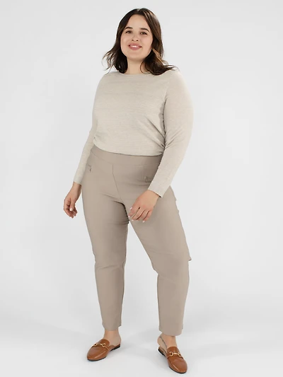 Pantalon étroit ajusté à enfiler - Petite