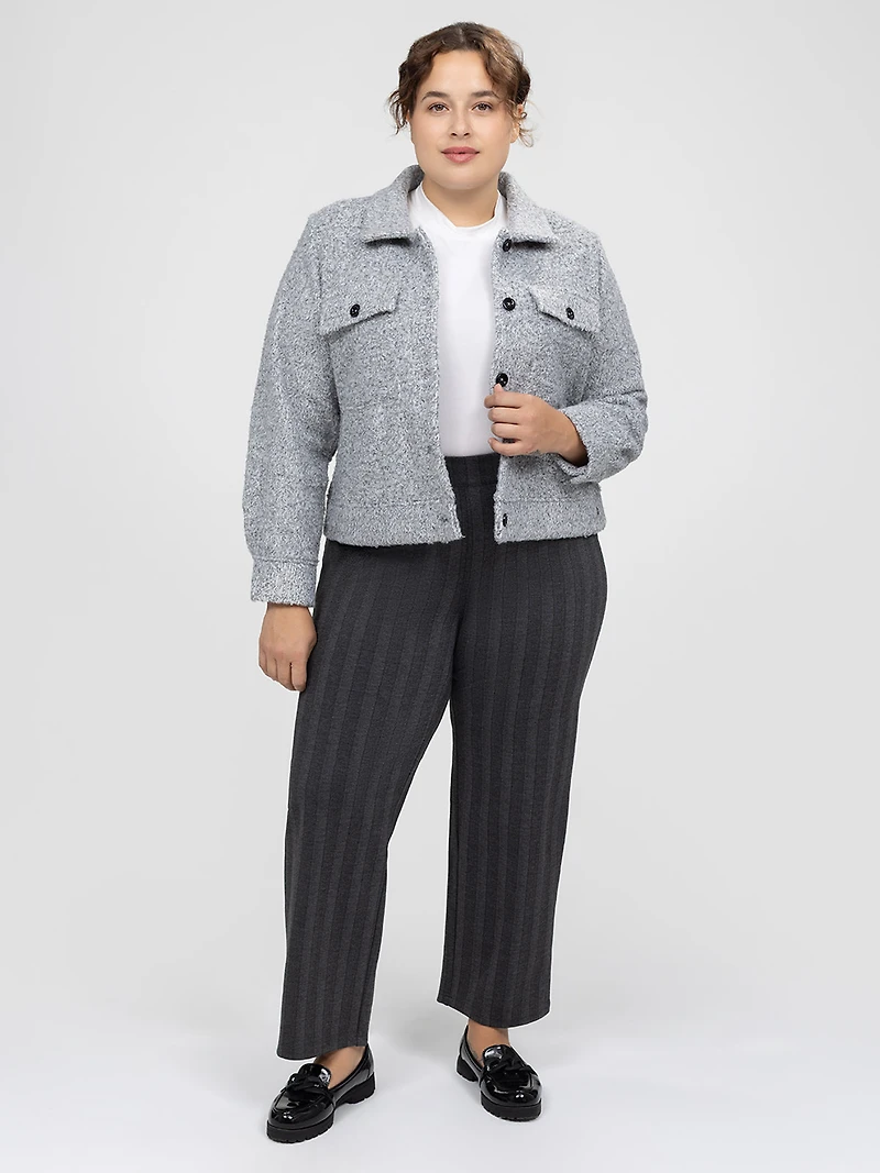 Pantalon large décontracté à enfiler