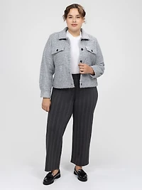 Pantalon large décontracté à enfiler