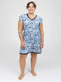 Robe de nuit droite
