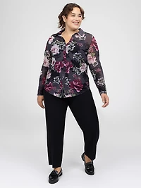 Blouse à manches longues avec boutons