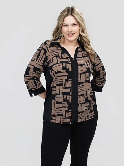 3/4 sleeve blouse