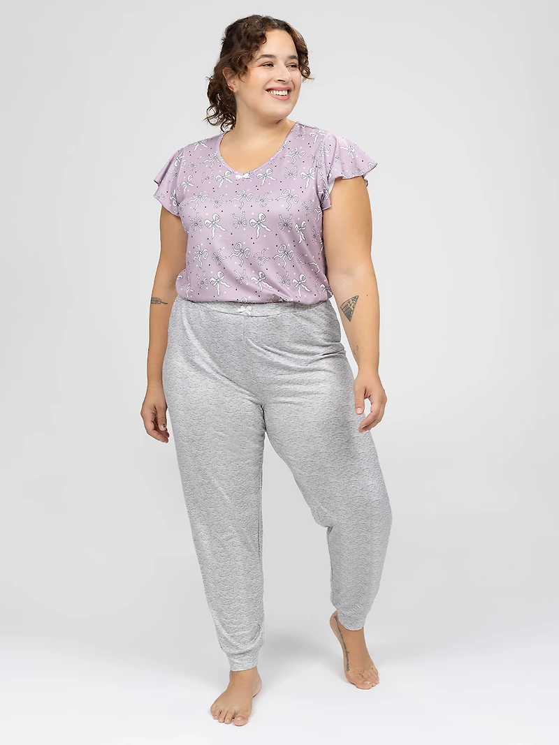 Narrow leg pyjama pant