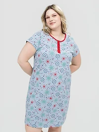 Robe de nuit droite