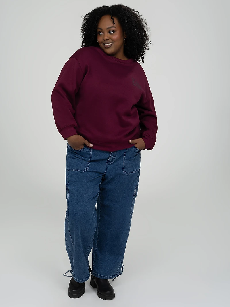 Long-sleeve loose fit t-shirt