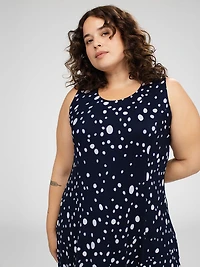 Robe maxi droite en tricot